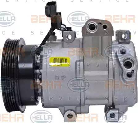 HELLA 8FK 351 272-141 - Компресор, кондиціонер autocars.com.ua