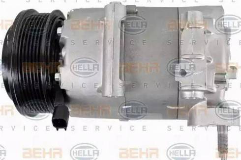 HELLA 8FK 351 272-171 - Компресор, кондиціонер autocars.com.ua