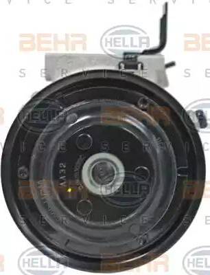 HELLA 8FK 351 272-341 - Компресор, кондиціонер autocars.com.ua