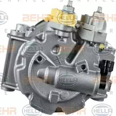 HELLA 8FK 351 272-371 - Компресор, кондиціонер autocars.com.ua