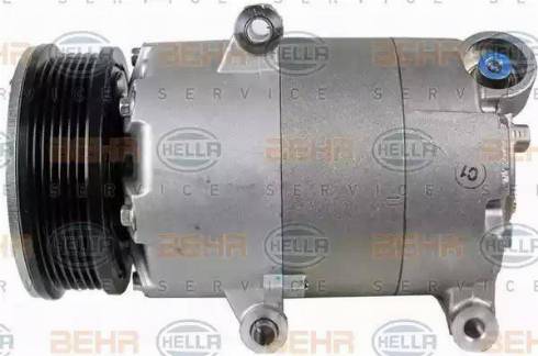 HELLA 8FK 351 272-441 - Компресор, кондиціонер autocars.com.ua