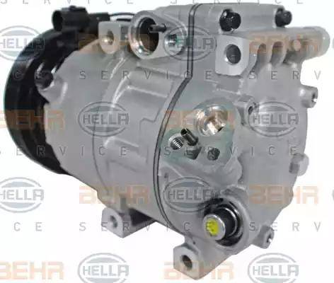 HELLA 8FK 351 273-491 - Компресор, кондиціонер autocars.com.ua