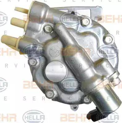 HELLA 8FK 351 316-111 - Компресор, кондиціонер autocars.com.ua