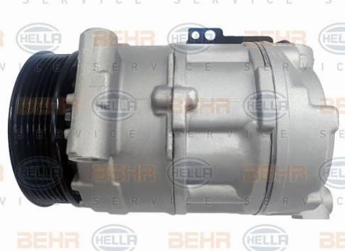 HELLA 8FK 351 316-691 - Компресор, кондиціонер autocars.com.ua