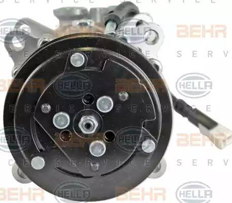 HELLA 8FK 351 316-931 - Компресор, кондиціонер autocars.com.ua