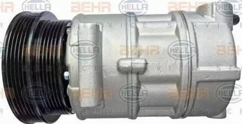 HELLA 8FK 351 322-841 - Компресор, кондиціонер autocars.com.ua