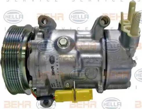 HELLA 8FK 351 334-161 - Компрессор кондиционера avtokuzovplus.com.ua