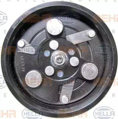 HELLA 8FK 351 334-881 - Компресор, кондиціонер autocars.com.ua