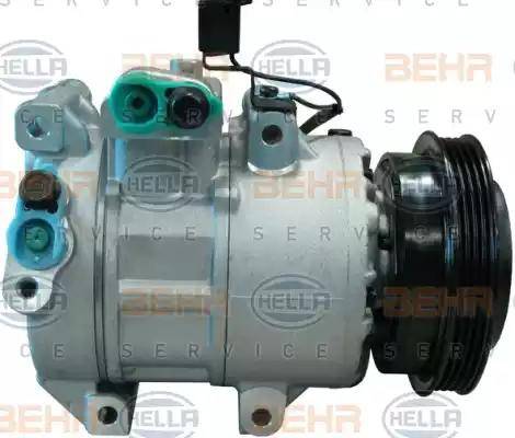 HELLA 8FK 351 340-051 - Компресор, кондиціонер autocars.com.ua