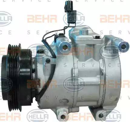 HELLA 8FK 351 340-051 - Компресор, кондиціонер autocars.com.ua