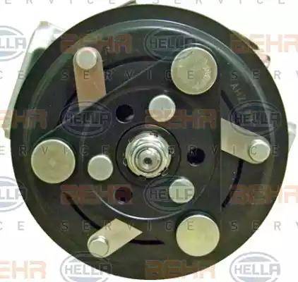 HELLA 8FK 351 340-321 - Компресор, кондиціонер autocars.com.ua