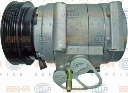 HELLA 8FK 351 340-461 - Компресор, кондиціонер autocars.com.ua