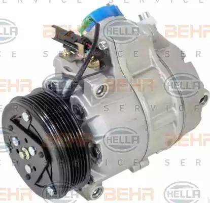 HELLA 8FK 351 340-941 - Компресор, кондиціонер autocars.com.ua