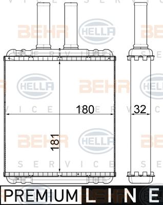 HELLA 8FZ 376 911-311 - Кожух вентилятора avtokuzovplus.com.ua