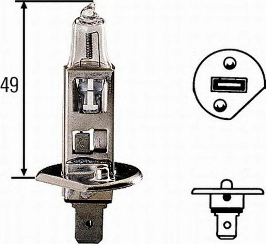 HELLA 8GH 002 089-135 - Лампа накаливания, противотуманная фара avtokuzovplus.com.ua