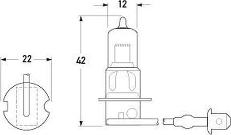 HELLA 8GH 002 090-254 - Лампа накаливания, основная фара autodnr.net