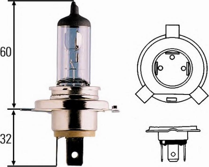 HELLA 8GJ 002 525-821 - Лампа накаливания, противотуманная фара autodnr.net