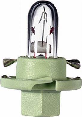 HELLA 8GS 006 677-121 - Лампа 12V 2W BX8.4d white green autocars.com.ua