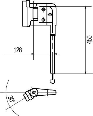 HELLA 8HG 503 009-082 - Кронштейн, зовнішнє дзеркало autocars.com.ua