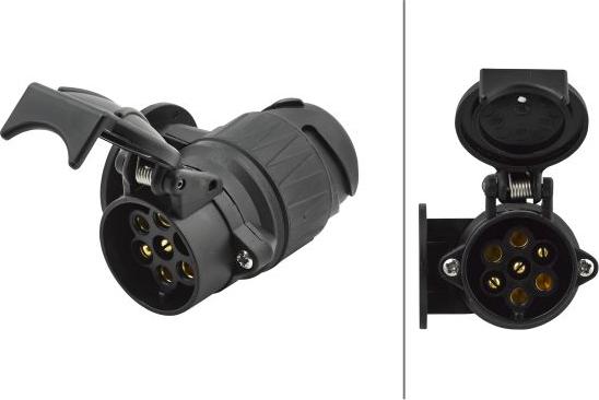 HELLA 8JA005952011 - Адаптер, розетка autocars.com.ua