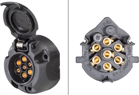 HELLA 8JB001943003 - Розетка причепа autocars.com.ua