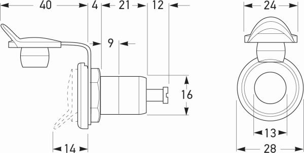 HELLA 8JB 001 946-023 - Розетка причепа autocars.com.ua