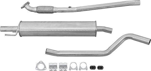 HELLA 8LC 366 024-681 - Средний глушитель выхлопных газов avtokuzovplus.com.ua