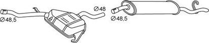 HELLA 8LD 366 028-841 - Глушник вихлопних газів кінцевий autocars.com.ua