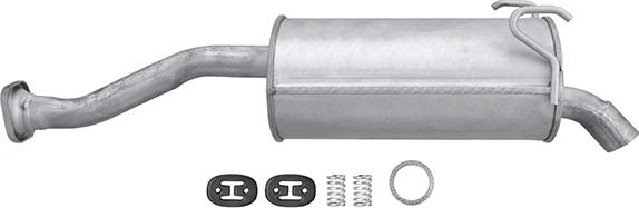 HELLA 8LD 366 030-531 - Глушник вихлопних газів кінцевий autocars.com.ua