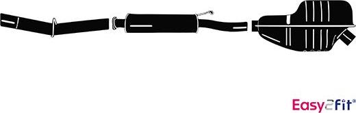 HELLA 8LP 366 900-651 - Система випуску ОГ autocars.com.ua