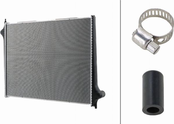 HELLA 8MK 366 300-011 - Радіатор, охолодження двигуна autocars.com.ua