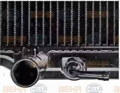 HELLA 8MK 376 708-341 - Радіатор, охолодження двигуна autocars.com.ua