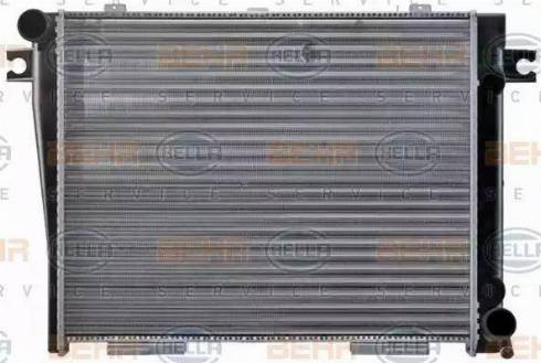 HELLA 8MK 376 713-151 - Радіатор, охолодження двигуна autocars.com.ua