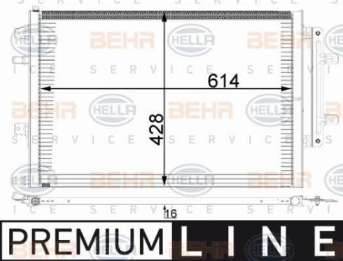 HELLA 8MK 376 737-211 - Радіатор, охолодження двигуна autocars.com.ua