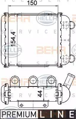 HELLA 8MK 376 765-231 - Радиатор, охлаждение двигателя avtokuzovplus.com.ua