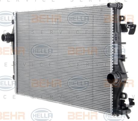 HELLA 8MK 376 779-651 - Радіатор, охолодження двигуна autocars.com.ua