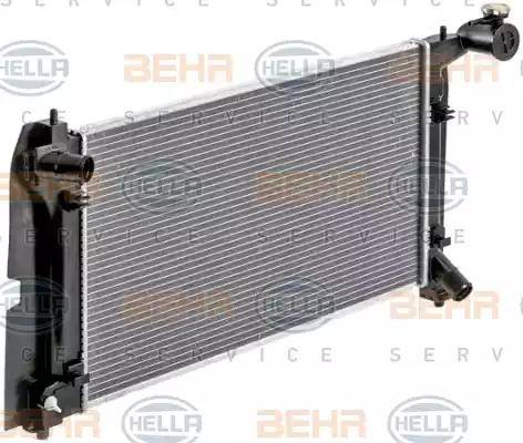 HELLA 8MK 376 900-321 - Радиатор, охлаждение двигателя autodnr.net