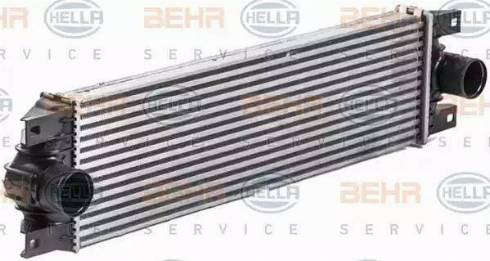 HELLA 8ML 376 700-641 - Интеркулер autocars.com.ua