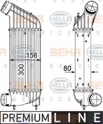 HELLA 8ML 376 746-361 - Интеркулер autocars.com.ua