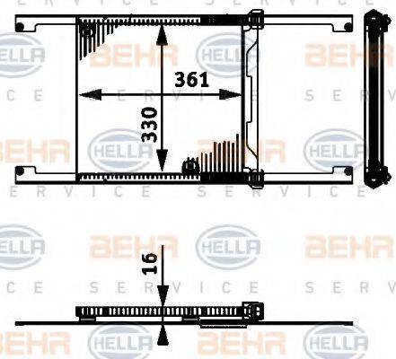 HELLA 8MO 376 726-421 - Масляний радіатор, рухове масло autocars.com.ua