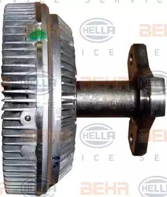 HELLA 8MV 376 731-241 - Сцепление, вентилятор радиатора avtokuzovplus.com.ua