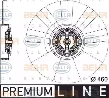 HELLA 8MV 376 733-311 - Вентилятор, охолодження двигуна autocars.com.ua