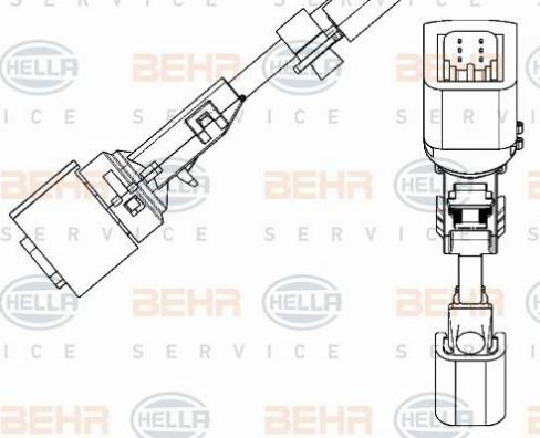 HELLA 8MV 376 782-411 - Вентилятор, охолодження двигуна autocars.com.ua