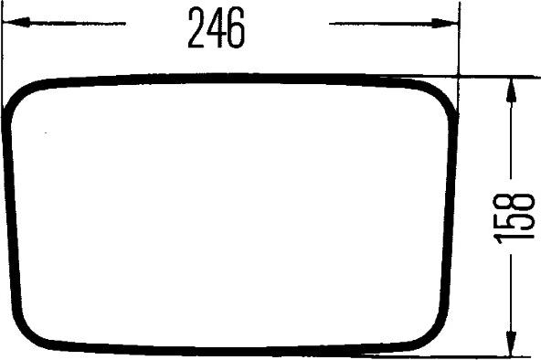 HELLA 8SB 002 995-011 - Наружное зеркало avtokuzovplus.com.ua