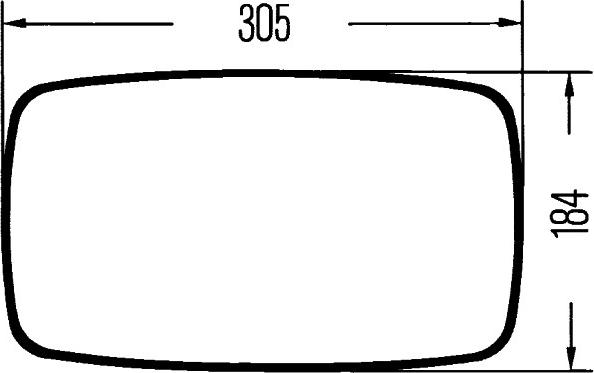 HELLA 8SB 003 614-001 - Зовнішнє дзеркало autocars.com.ua