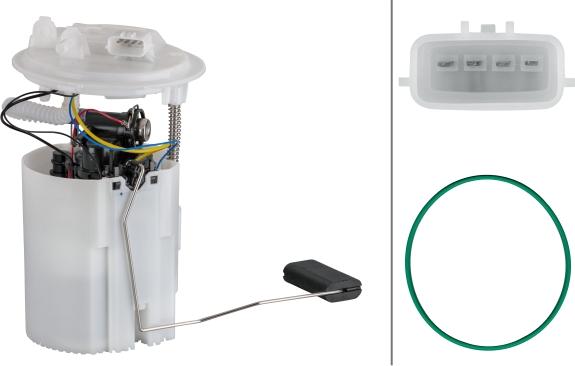 HELLA 8TF 358 106-871 - Модуль паливного насоса autocars.com.ua