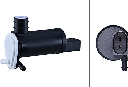 HELLA 8TW 006 849-201 - Водяний насос, система очищення вікон autocars.com.ua