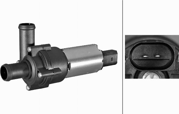 HELLA 8TW 358 313-361 - Додатковий водяний насос autocars.com.ua