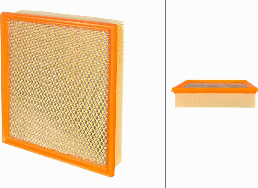 HELLA 8ZA 358 320-031 - Повітряний фільтр autocars.com.ua