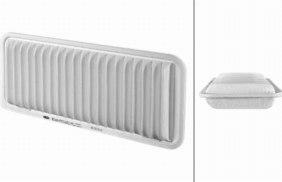 HELLA 8ZA 358 321-241 - Повітряний фільтр autocars.com.ua